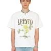 Best Sellers [LECYTO] Summer 22 FLOWER LOGO T-SHIRT_(WHITE)