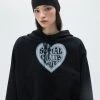 Best Sellers [LUV IS TRUE] Summer 22 SHORT HOODIE(BLACK)
