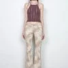 Best Sellers [PAIN OR PLEASURE] Summer 22 SHYLPH TOP Mauve Brown