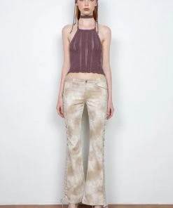 Best Sellers [PAIN OR PLEASURE] Summer 22 SHYLPH TOP Mauve Brown