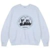 [MADMARS] SS 22 Dog&cat Sweatshirt Melange Grey