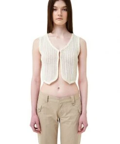 [LO AXUAL] Summer 22 ORGANIC MESH CROP VEST