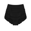 Best Sellers [CREVY] SS 22 Full Shirring Water High Waist Bikini Pants (black)