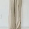 Best Sellers [ROCCI ROCCI] Summer 22 Pintuck Long Wide Pants (BEIGE)