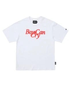 [AJO BY AJO] SS 22 Boys Can Cry T-Shirt (White)