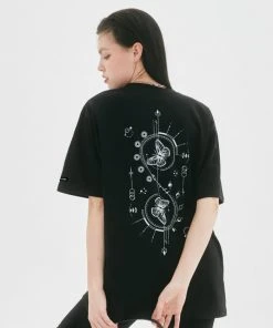 [NASTY FANCY CLUB] Summer 22 CELESTIAL TEE (BLACK)_F22QB445 Best Sellers