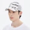 [ROMANTIC CROWN] Seasonless MONOCHROME LOGO BALL CAP_WHITE Best Sellers