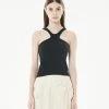 Best Sellers [LARTIGENT] Summer 22 DEEP ROUND SLEEVELESS(BLACK)