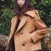 [SORRY TOO MUCH LOVE] FW 21 Big Collar Raglan Half Coat_Brown Best Sellers