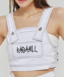 Best Sellers [KAGAMIL] Seasonless DENIM COLOR MATCHING STITCH VEST