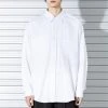 Best Sellers [MASSNOUN] SS 22 SILKY INCISON PLEATS SHIRTS MSTST002-WT