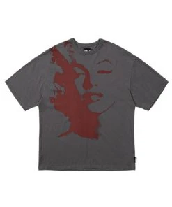 [AJO BY AJO] SS 22 MM Face T-Shirt [CHARCOAL] Best Sellers