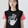 [GOCORI] Summer 22 WATERING POT KNIT VEST - BLACK PEPPER Best Sellers