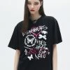 [LUV IS TRUE] SS 22 PUNK TEE(BLACK) Best Sellers