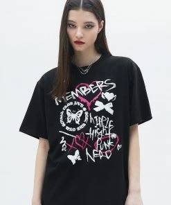 [LUV IS TRUE] Summer 22 PUNK TEE(BLACK)