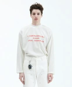 [LA MER MA MAISON] SS 22 NEEDLE POINT KNIT IVORY