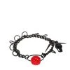 Best Sellers [STEEL EDITION] Seasonless Red Cubic Ball, Black Skull Bracelet