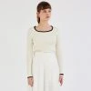 [ANEDIT] Summer 22 Square Neck Knit_IV Best Sellers