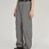 [FLARE] SS 22 Side Flap Pants - Dark Gray (FL-219)