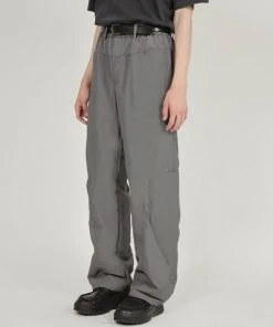 [FLARE] SS 22 Side Flap Pants - Dark Gray (FL-219)