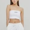 Best Sellers [KAGAMIL] Seasonless CORSET TUBE TOP WHITE