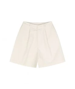 Best Sellers [HARDCORE HAPPINESS] SS 22 PINTUCK BERMUDA PANTS Ivory