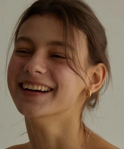 Best Sellers [MIDNIGHT MOMENT] Seasonless Bold Hoop Earring - Gold