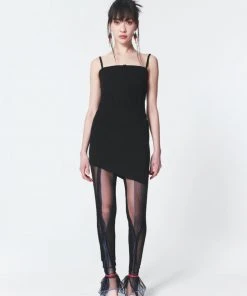 [INPREP] SS 22 Raw Edge Mini Dress Black Best Sellers