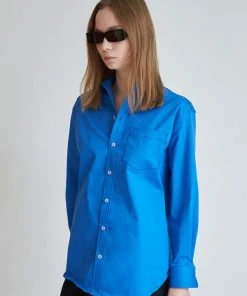 [LO AXUAL] SS 22 OVERFITTED POINT STITCH SHIRT Best Sellers