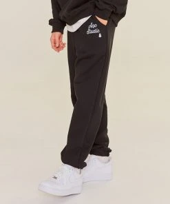 [AQOSTUDIOSPACE] SS 22 A-LOGO JOGGER PANTS BLACK Best Sellers