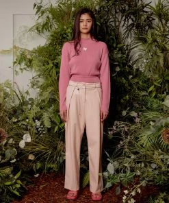 [SPARKLING PIECE] SS 22 MOCK-NECK KNIT TOP