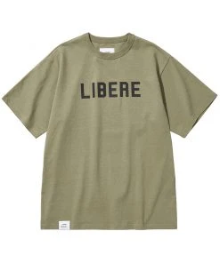 Best Sellers [LIBERE KOREA] Summer 22 SLOGAN T-SHIRT / OLIVE