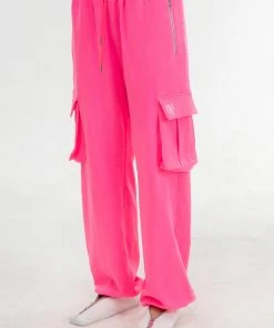 Best Sellers [GIMMETHEYOUNG] SS 22 COTTON POCKET PANTS / PINK