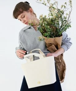 [ANEDIT] Seasonless FLORE TOTE BAG_Ecru