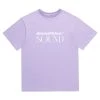 Best Sellers [ALMOSTBLUE] Summer 22 ALMOSTBLUE SOUND LOGO T-SHIRT - LAVENDER