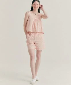 [BENSIMON] Summer 22 STRIPE BANDING SHORTS - RED Best Sellers