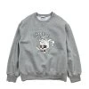 SK8ERROCK [SK8ER ROCK] FW 21 SMOKING SKULL SWEAT SHIRT GRAY Best Sellers