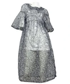 [CODE SHION] SS 22 See-through Shirring Dress Best Sellers