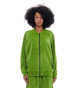 [ARCHIVEBOLD] SS 22 VELOUR JACKET (GREEN) Best Sellers