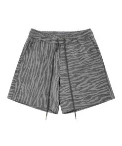 [AJO BY AJO] SS 22 Zebra Shorts (Charcoal) Best Sellers
