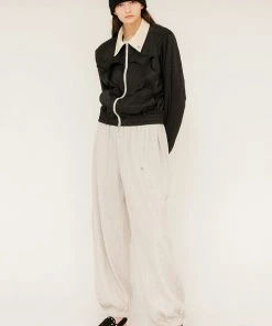 [ANOTHER YOUTH] SS 22 Logo Waffle Jogger Pts - Ivory