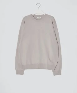 [DWSCOMPANY] SS 22 Cashmere Round Knitwear(Light Gray)