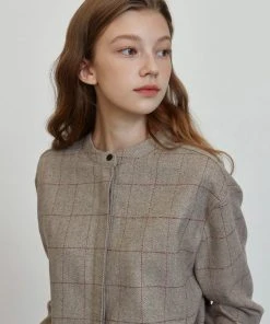 Best Sellers [JOORTI] SS 22 J884 Henry Neck Wool Shirt (beige)