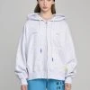 MIDNIGHTMOVE Best Sellers [MIDNIGHT MOVE] SS 22 Logo Hood Zip-up (off White)