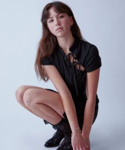 Best Sellers [POPSIZ] Summer 22 Drop3. Ribbons Slit Mini Dress