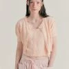 [BENSIMON] Summer 22 SLUB BUTTON CARDIGAN - PINK