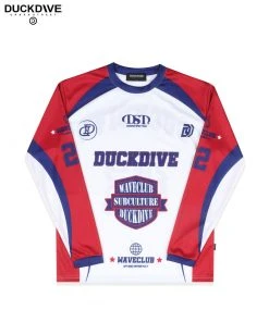Best Sellers [DUCKDIVE] Summer 22 Off-road Mesh Long Sleeve Red