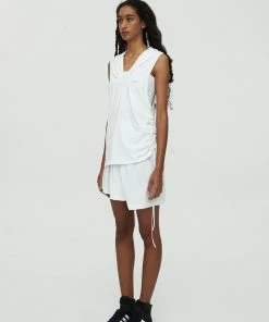 [NACHE] Summer 22 ASSYMETRIC HOODIE PLEATS SKIRT