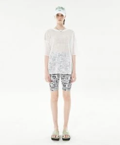 Best Sellers [LARTIGENT] Summer 22 SMILE BIKE SHORTS(WHITE)