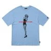 Best Sellers [AJO BY AJO] SS 22 MM Slogan T-Shirt [SKY BLUE]